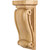 Hardware Resources - COR17-1CH - Small Neo Gothic Traditional Corbel - Cherry