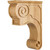 Hardware Resources - CORT-PCH - Hand-Carved Cherry Corbel with Plain Design - Cherry