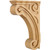 Hardware Resources - COR4-2CH - Open Space Fluted Corbel - Cherry