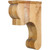 Hardware Resources - CORT-SMP - Hand-Carved Hard Maple Corbel with Smooth Surface Design - Hard Maple