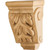 Hardware Resources - CORMJ-OK - Mini Oak Corbel with Acanthus Detail - Oak