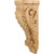 Hardware Resources - CORBB-3OK - Large Acanthus Oak Corbel - Oak