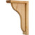 Hardware Resources - CORM-RW - Traditional Rubberwood Bar Bracket - Rubberwood