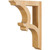 Hardware Resources - CORV-RW - Solid Rubberwood Bar Bracket - Rubberwood