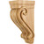 Hardware Resources - CORC-2RW - Medium Traditional Rubberwood Corbel - Rubberwood