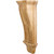 Hardware Resources - COR20-3RW - Renaissance Reeded Corbel - Rubberwood