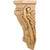 Hardware Resources - CORAA-3RW - Large Grape Rubberwood Corbel - Rubberwood