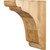 Hardware Resources - COR33-3RW - Transitional Corbel - Rubberwood