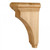 Hardware Resources - COR38-2-RW - Transitional Corbel - Rubberwood