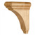 Hardware Resources - COR39-1-RW - Transitional Corbel - Rubberwood