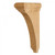Hardware Resources - COR39-RW - Transitional Corbel - Rubberwood