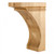 Hardware Resources - COR44-3-ALD - Modern Corbel with Cove Design - Alder