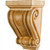 Hardware Resources - CORC-5-RW - Small Traditional Rubberwood Corbel - Rubberwood