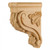 Hardware Resources - CORE-1-RW - Acanthus Rubberwood Bar Bracket Corbel - Rubberwood