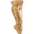 Hardware Resources - CORK-6MP - Low Profile, Medium Hard Maple Corbel with Acanthus Detail - Hard Maple