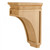 Hardware Resources - CORO-4-RW - Mission Style Corbel - Rubberwood