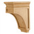 Hardware Resources - CORO-5-RW - Mission Style Corbel - Rubberwood