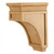 Hardware Resources - CORO-5-WB - Mission Style Corbel - White Birch