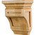 Hardware Resources - CORO-6-RW - Mission Style Corbel - Rubberwood