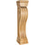 Hardware Resources - FCOR5-CH - Fluted Cherry Fireplace / Mantel Corbel - Cherry