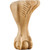Hardware Resources - WLC80CH - Carved Ball and Claw Leg - Cherry