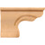 Hardware Resources - PFL-B-MP - Pedestal Foot Left - Hard Maple