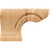 Hardware Resources - PFL-MP - Pedestal Foot Left - Hard Maple
