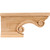 Hardware Resources - PFL2-MP - Pedestal Foot Left - Hard Maple