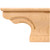 Hardware Resources - PFR-B-OK - Pedestal Foot Right - Oak