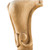 Hardware Resources - WL50OK - Carved Queen Anne Leg - Oak