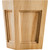 Hardware Resources - BF40RW - Mission Style Bun Foot - Rubberwood