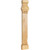 Hardware Resources - LEGC-1MP - Acanthus & Shell Pilaster Leg - Hard Maple