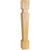 Hardware Resources - P36ALD - Stacked Modern Alder Post (Island Leg) - Alder
