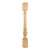 Hardware Resources - P23-3.5-ALD - Turned Acanthus Fluted Post - Alder