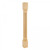 Hardware Resources - P27-3.5-RW - Fluted Post - Rubberwood