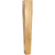 Hardware Resources - P43-5RW - Four Sided Tapered Rubberwood Post - Rubberwood
