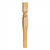 Hardware Resources - P68-RW - Art Nouveau Tapered Post with Bullnose and Cove Accents - Rubberwood