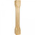 Hardware Resources - P83-6-42-RW - Cathedral Turned Contemporary Post - Rubberwood