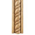 Hardware Resources - 2-3/4" x 1-1/16" Corner Moulding with 1-1/2 Beaded Rope - Alder - MC5BALD