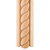 Hardware Resources - 2-3/4" x 1-1/16" Corner Moulding with 1-1/2 Rope - Hard Maple - MC5HMP