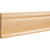 Hardware Resources - 3/4" D x 4-3/4" H Rubberwood Base Moulding - Poplar - BASE5-POP