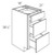JSI Cabinetry Amesbury White Recessed Bath Cabinet VDB1821-AWR