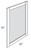JSI Cabinetry Amesbury White Recessed Bath Cabinet MR3036-AWR
