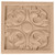 Ekena Millwork Rosette - Cherry - ROS05X05X01LFCH