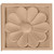 Ekena Millwork Rosette - Cherry - ROS05X05MECH