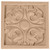Ekena Millwork Rosette - Cherry - ROS03X03LFCH