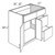 JSI Cabinetry Upton Recessed Bath Cabinet V3621D-L-UBR