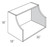 JSI Cabinetry Upton Slab Kitchen Cabinet MO3018-UB