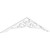 Ekena Millwork Pitch Bordeaux Gable Pediment - Primed Polyurethane - GPP060X013X100BOR