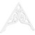 Ekena Millwork Pitch Bordeaux Gable Pediment - Primed Polyurethane - GPP060X035X100BOR